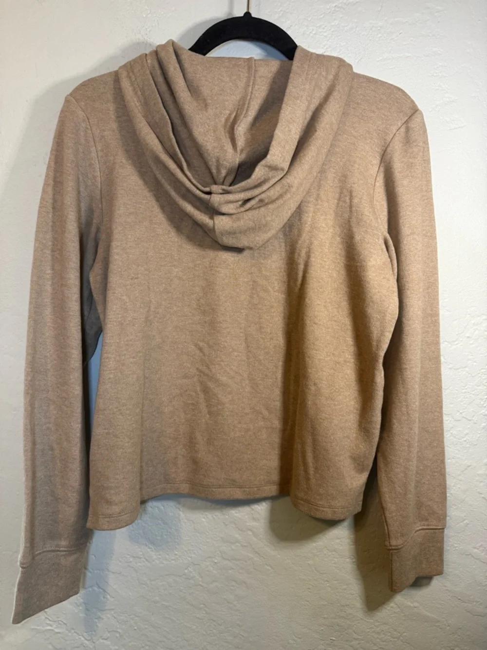 J. Crew women’s  Cloudspun Hoodie - Light Tan NWT